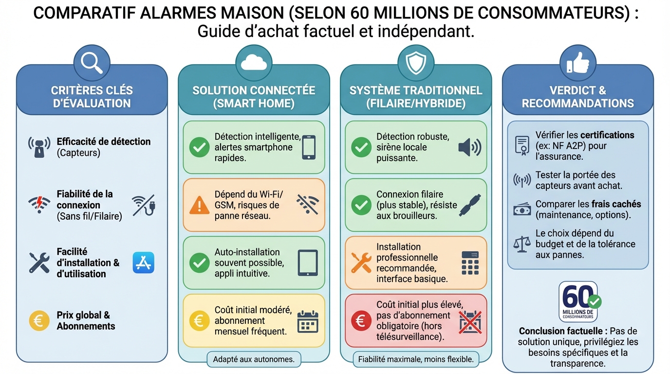 Comparatif des meilleures alarmes