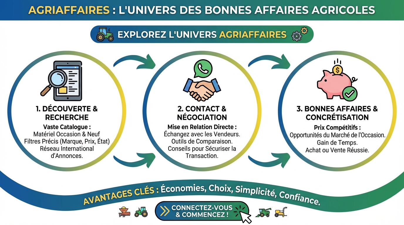 Découvrez l'univers d'agriaffaire et faites de bonnes affaires 1 Les avantages de l'achat d'occasion