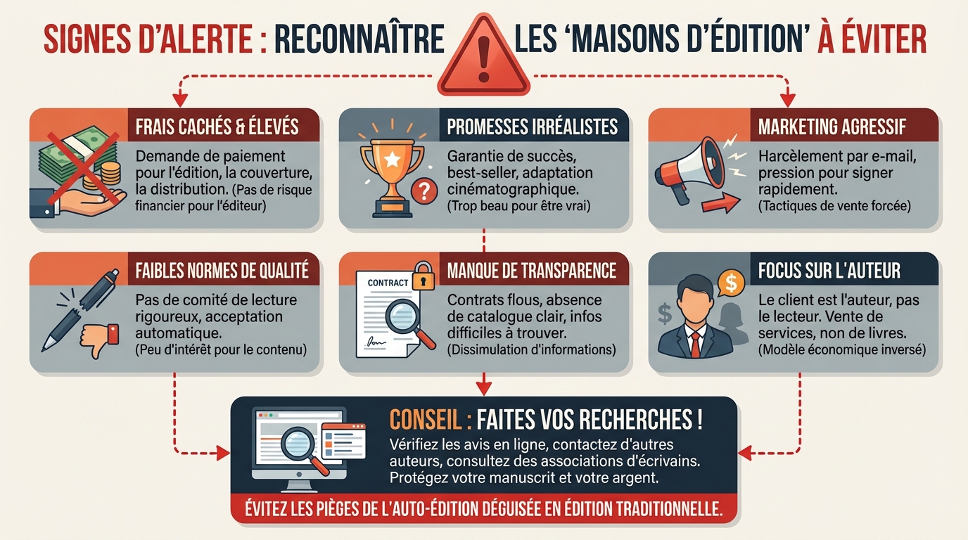Comment reconnaître une maison d'édition douteuse