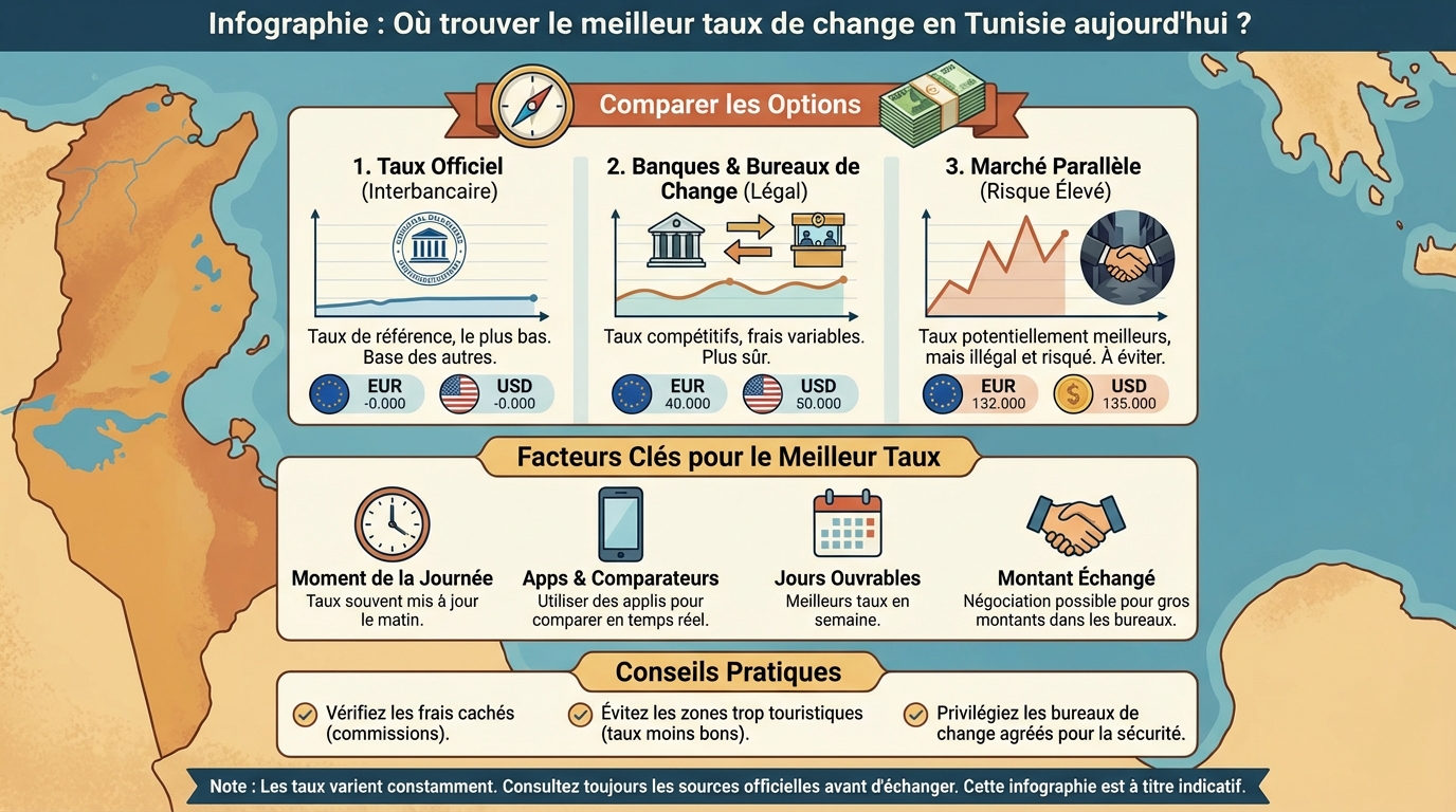 Meilleur taux de change aujourd'hui
