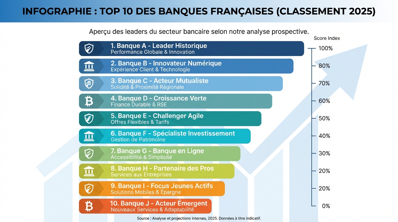 Top 10 des banques françaises : notre classement 2025 1 Classement des 10 meilleures banques