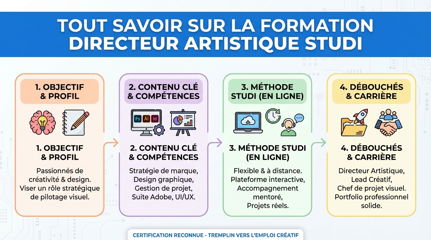 Tout savoir sur la formation directeur artistique studi 1 Débouchés professionnels