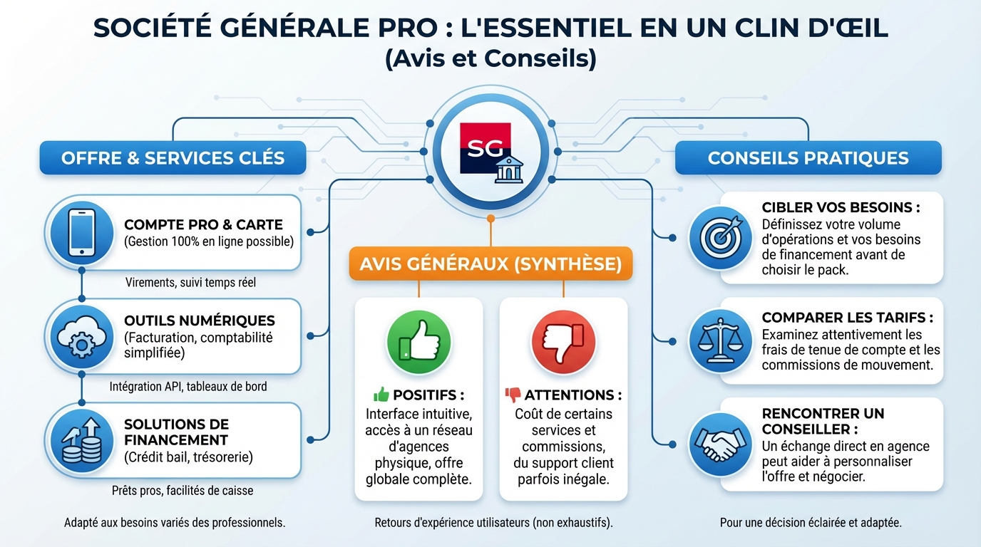 Avis clients sur Société Générale Pro
