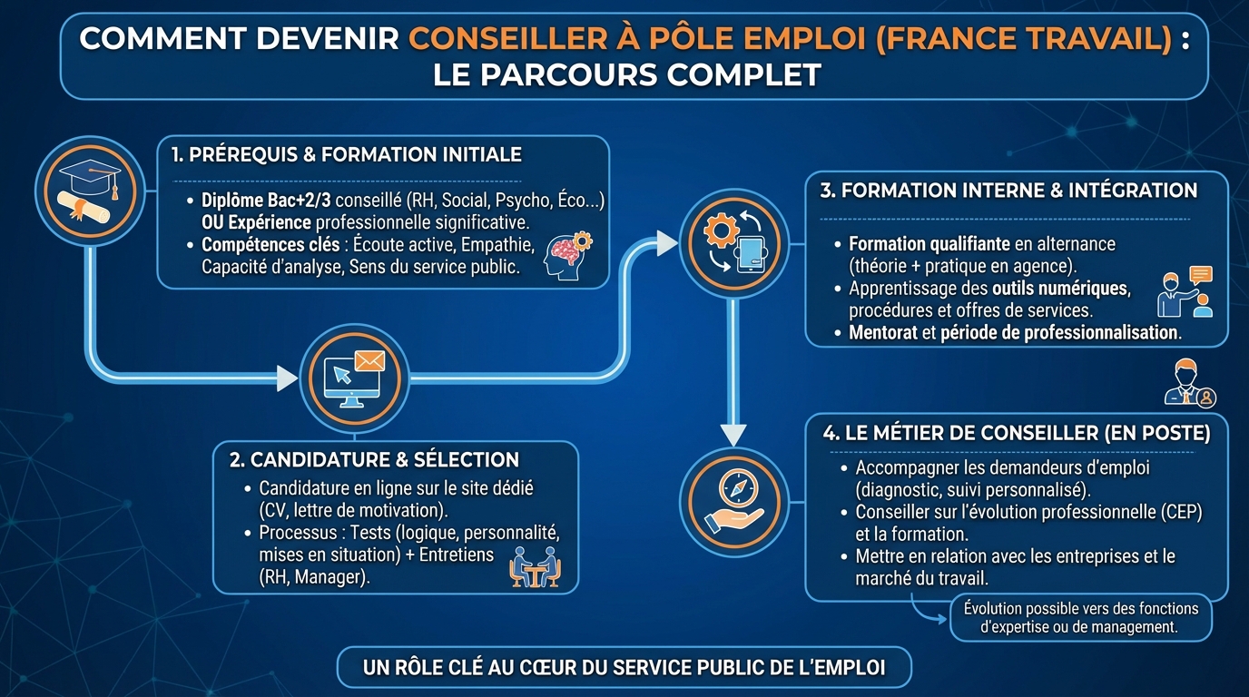 Les étapes pour devenir conseiller