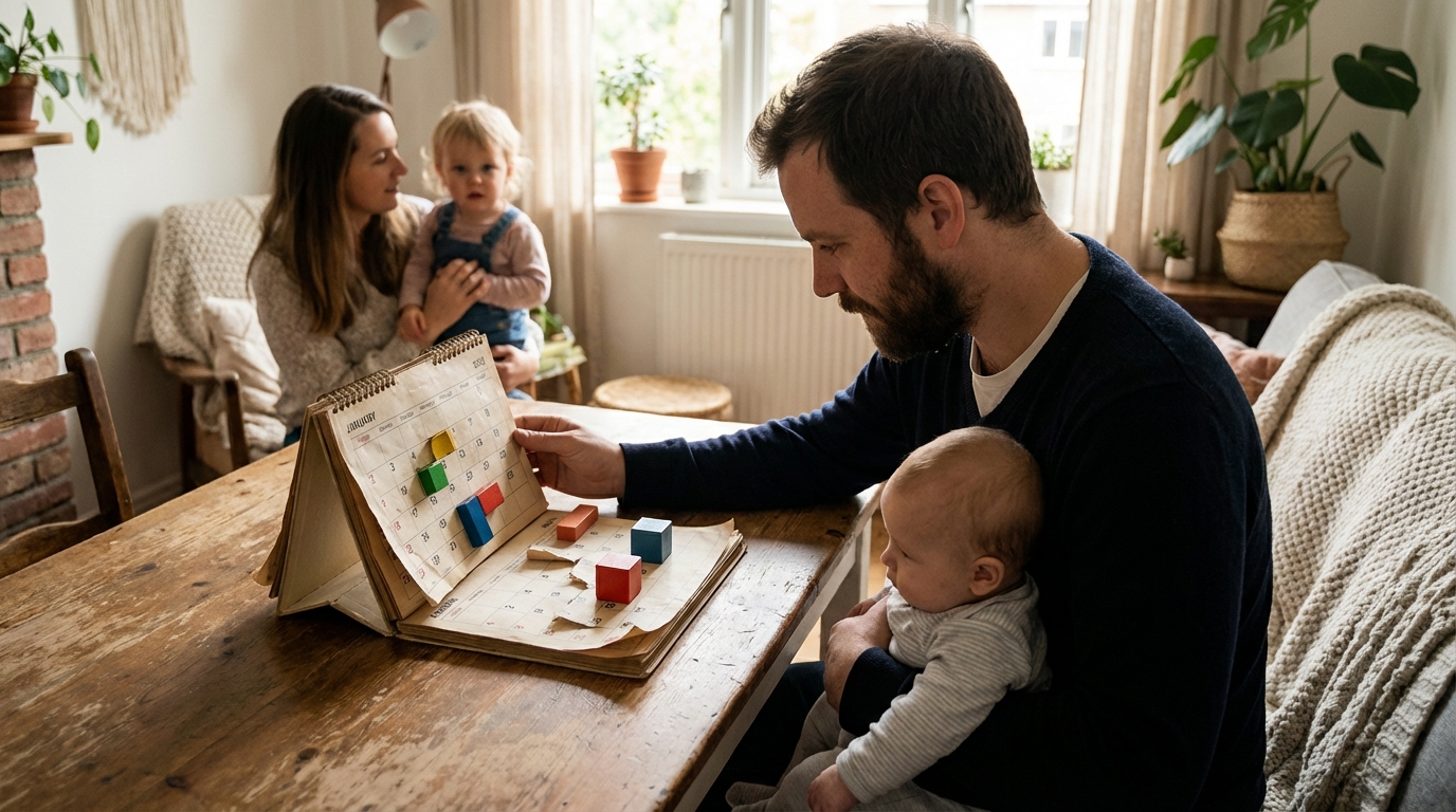 Comprendre le tableau de fractionnement du congé paternité
