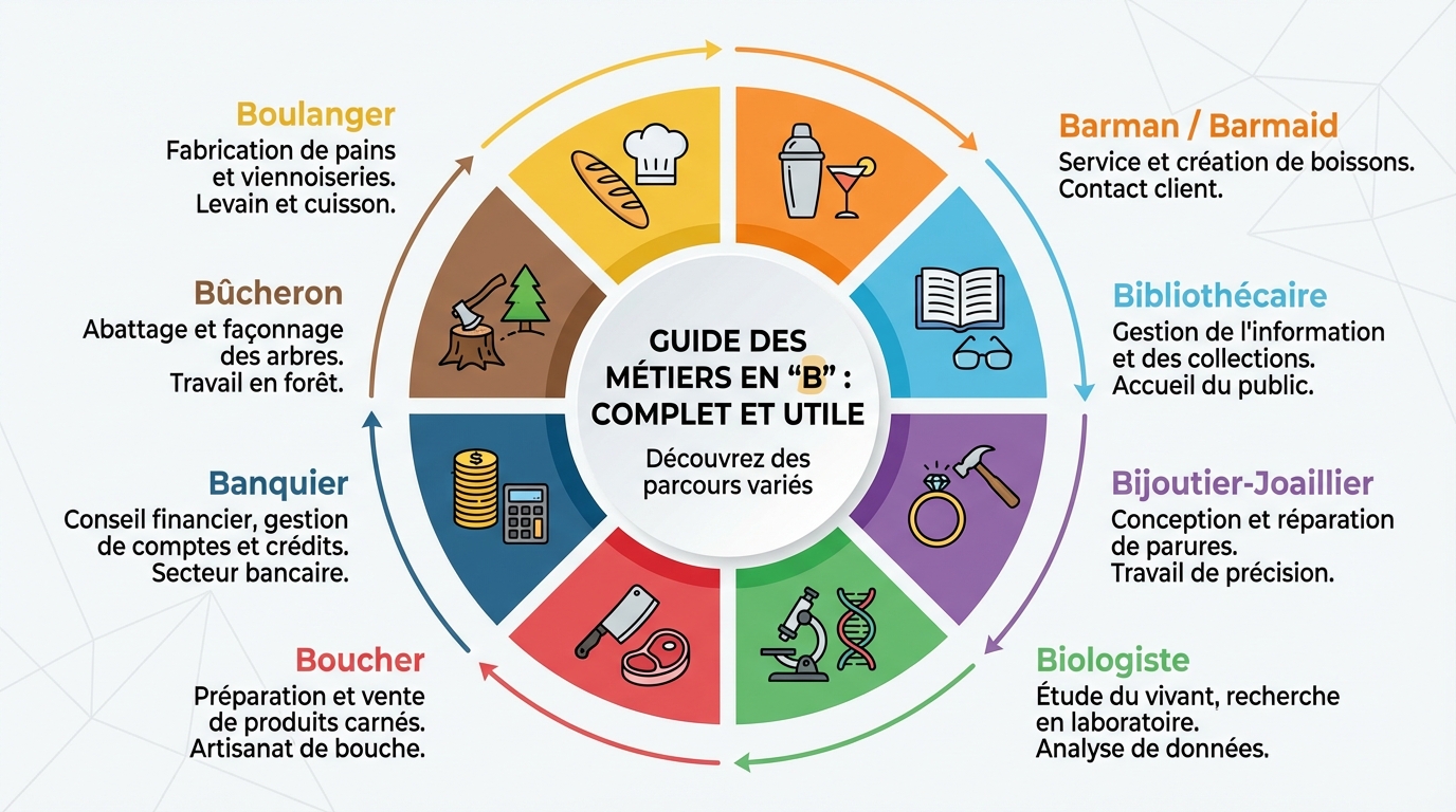 Salaires des métiers en B