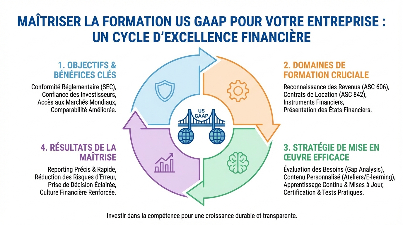 Les différents niveaux de formation US GAAP