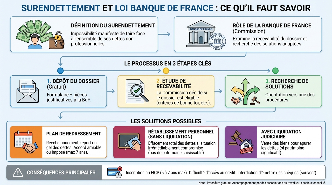 Comment déposer un dossier de surendettement ?