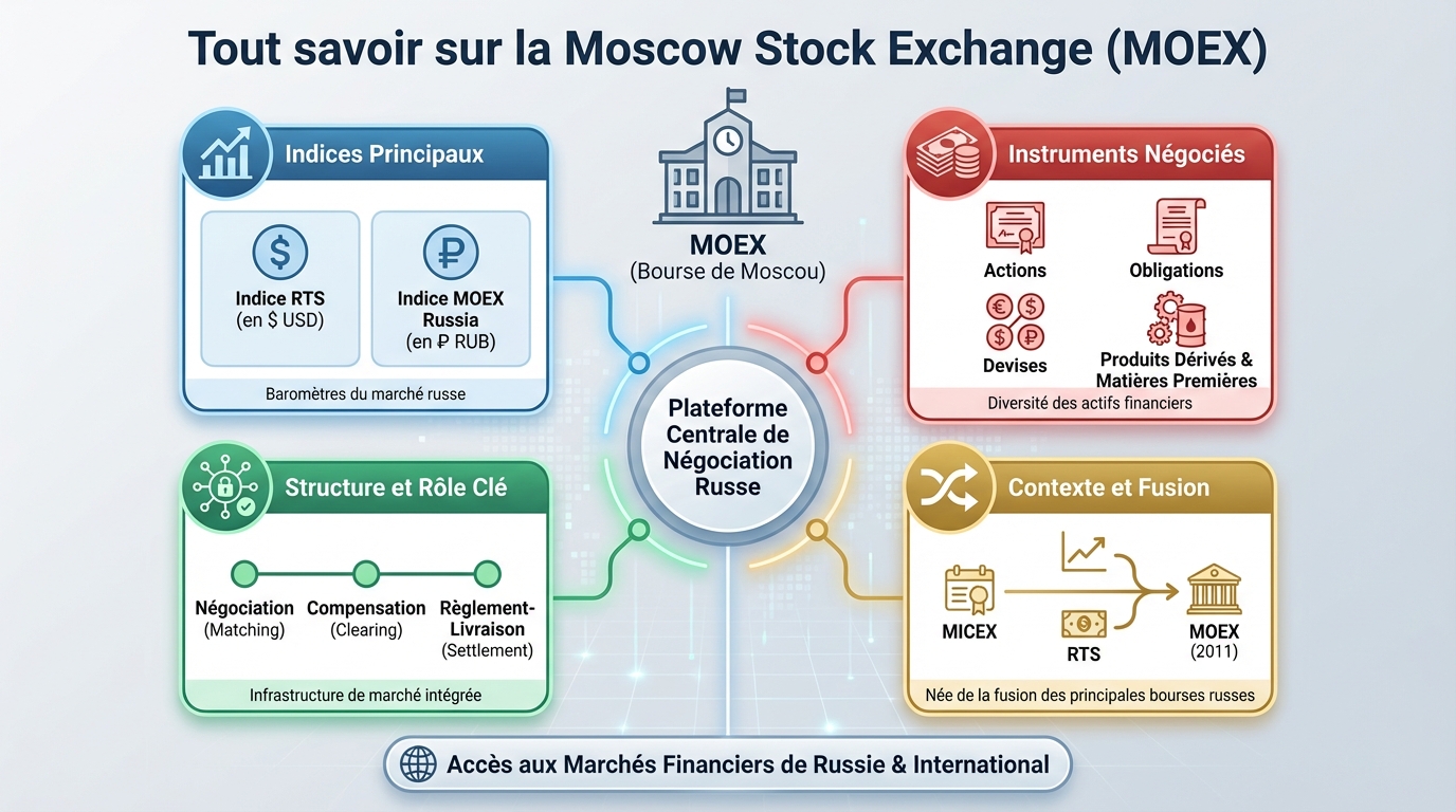 Comment fonctionne la Moscow Stock Exchange ?