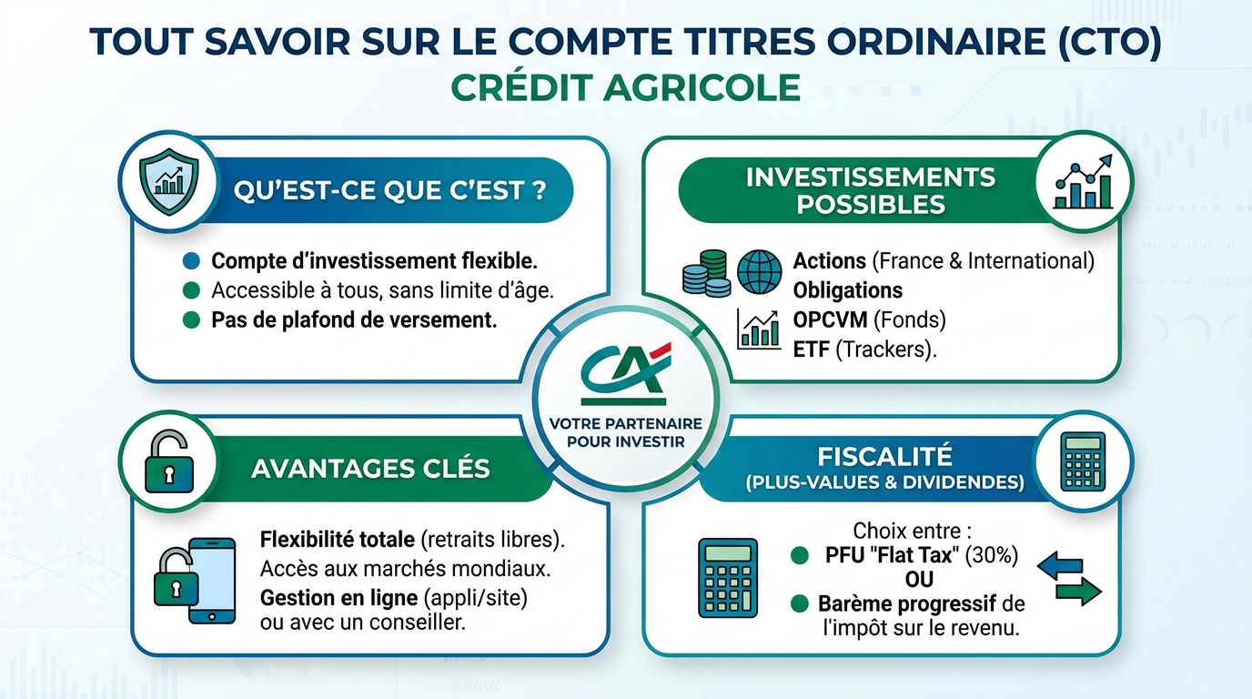 Tout savoir sur le compte titre ordinaire crédit agricole 1 Comment ouvrir un compte titre chez Crédit Agricole ?