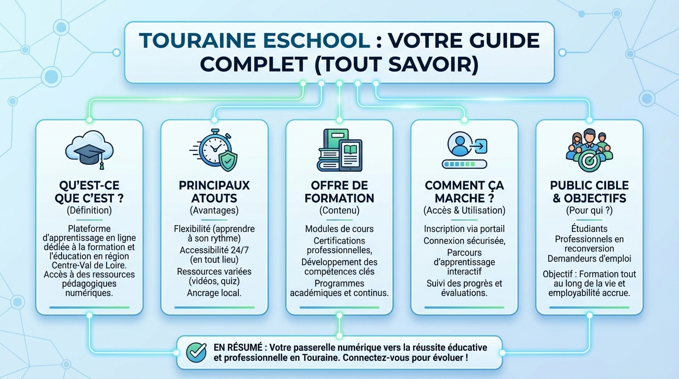 Comment se connecter à Touraine eSchool ?