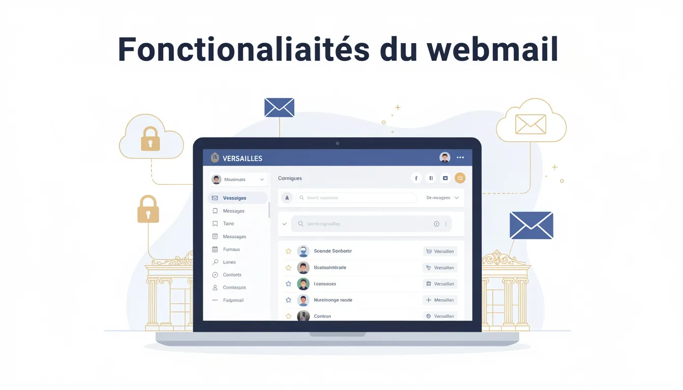 Fonctionnalités du webmail