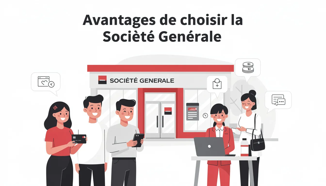 Société générale pour particuliers : services et avantages 1 Avantages de choisir la Société Générale
