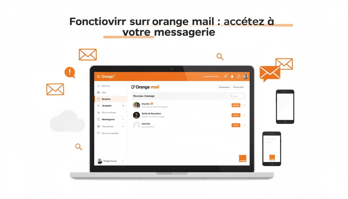 Fonctionnalités principales d'Orange Mail