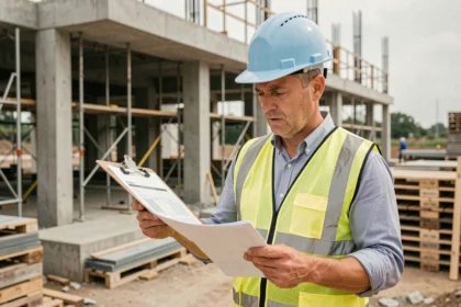 Ingénieur BTP sur chantier consultant des documents de marché public liés aux indices BT47 et à la révision des prix des matériaux